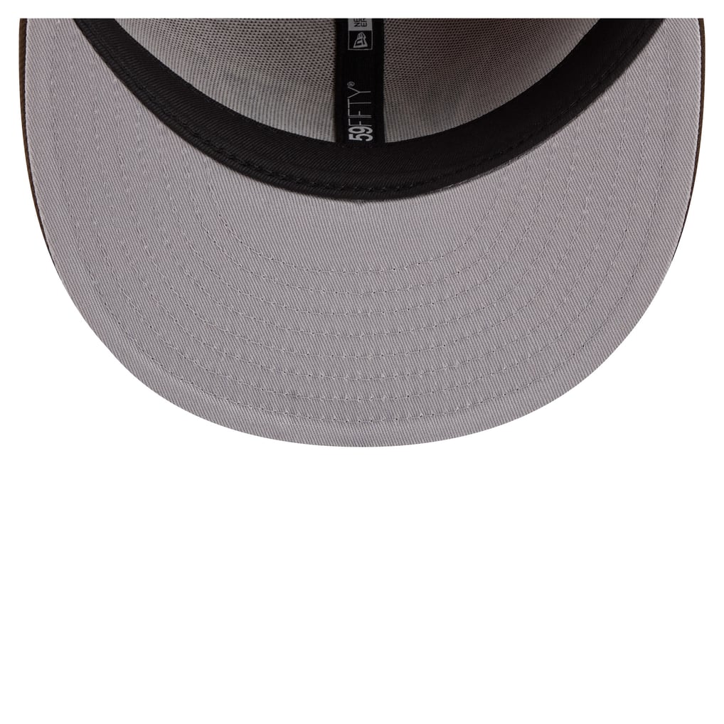  Washington Commanders New Era Two-Tone Walnut 59FIFTY Fitted Hat - Light Brown/Dark Brown