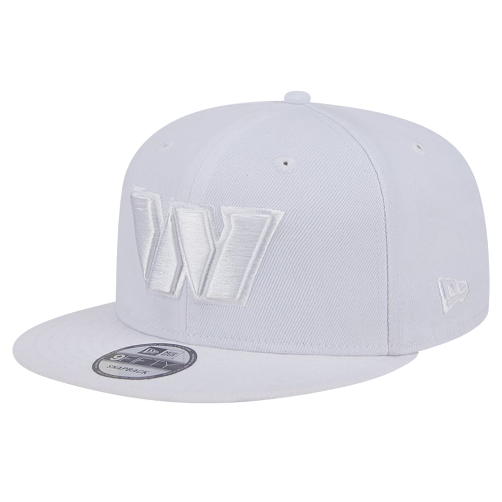 Washington Commanders New Era Main White on White 9FIFTY Snapback Hat