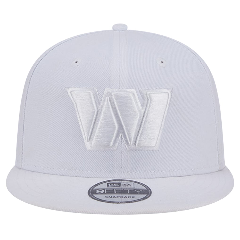 Washington Commanders New Era Main White on White 9FIFTY Snapback Hat