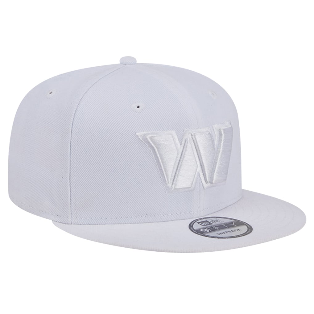 Washington Commanders New Era Main White on White 9FIFTY Snapback Hat