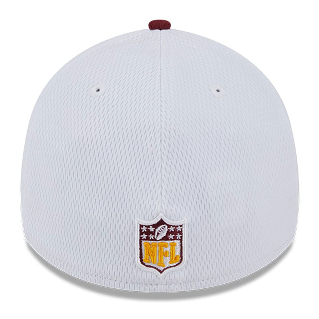  Washington Commanders New Era 2023 Sideline 39THIRTY Flex Hat - White/Burgundy