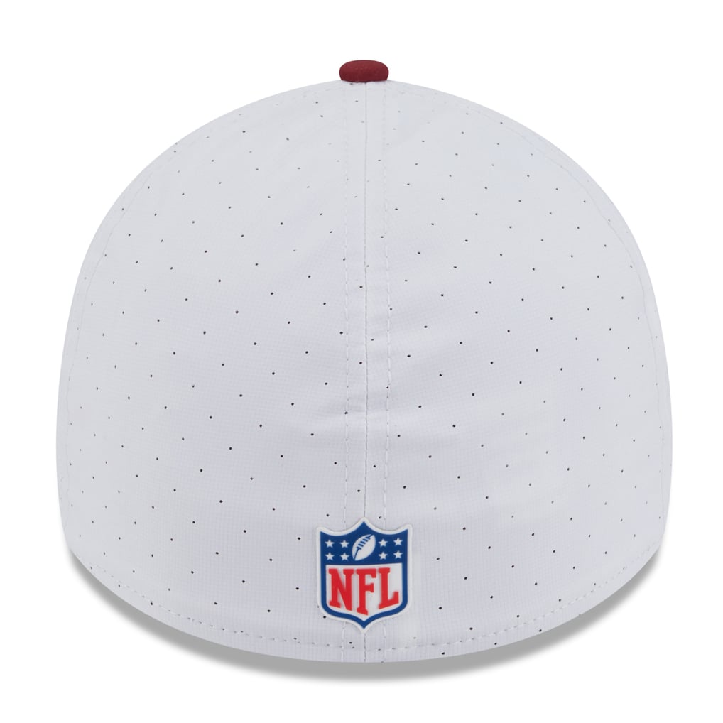  Washington Commanders New Era 2025 NFL Training Camp 39THIRTY Flex Hat - White/Burgundy