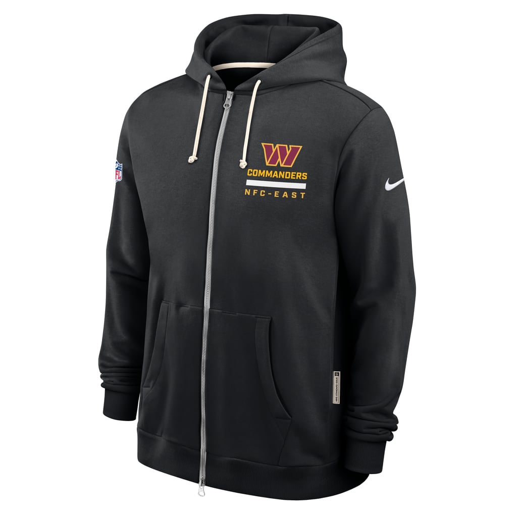 Washington Commanders Nike Sideline Standard Issue Utility Player Dri-FIT Full-Zip Hoodie - Black