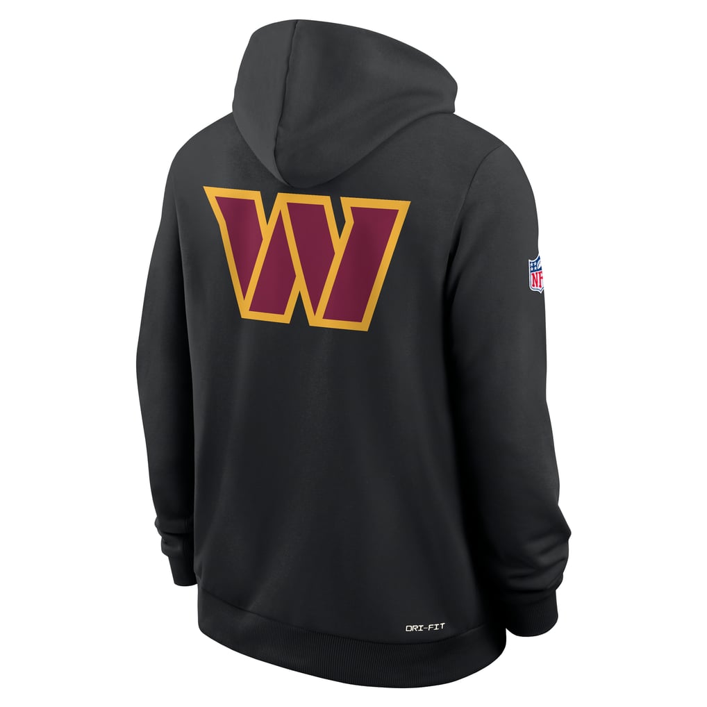 Washington Commanders Nike Sideline Standard Issue Utility Player Dri-FIT Full-Zip Hoodie - Black