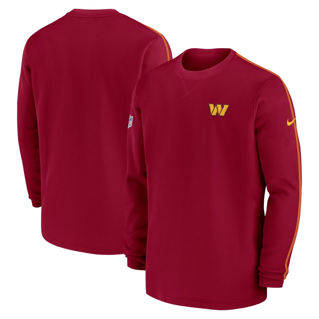 Washington Commanders Nike 2024 Sideline Coaches Long Sleeve Top - Burgundy