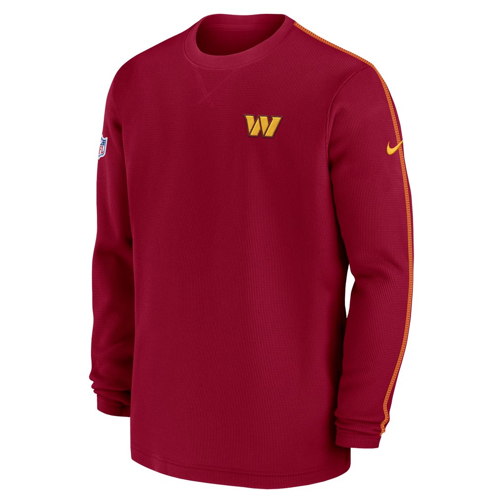 Washington Commanders Nike 2024 Sideline Coaches Long Sleeve Top - Burgundy