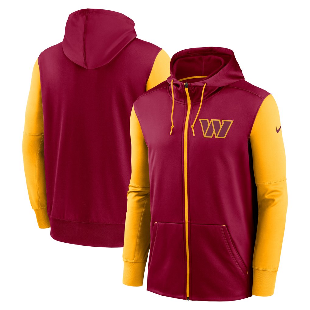  Washington Commanders Nike Performance Full-Zip Hoodie - Burgundy