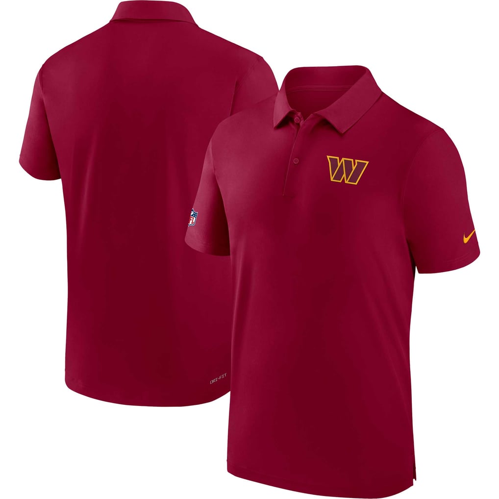 Washington Commanders Nike Sideline Coaches Performance Polo - Burgundy