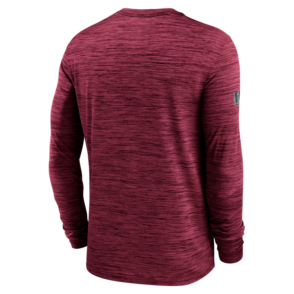 Washington Commanders Nike Sideline Offensive Transition Velocity Dri-FIT Long Sleeve T-Shirt - Burgundy