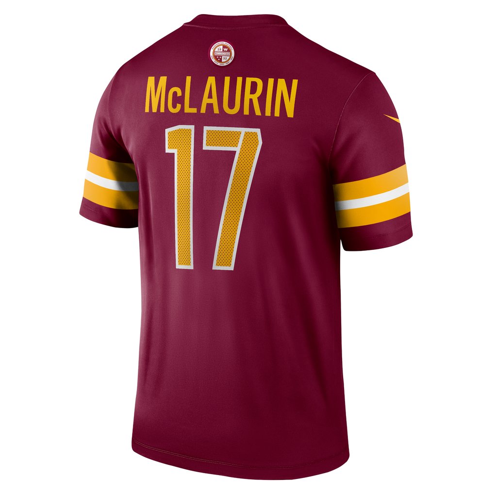 Terry McLaurin Washington Commanders Nike Legend Player Performance Top - Burgundy
