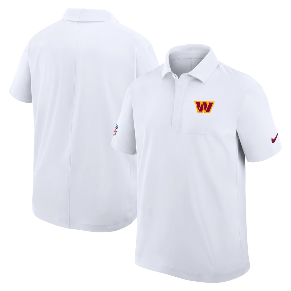 Washington Commanders Nike Sideline Woven Dri-FIT Polo - White