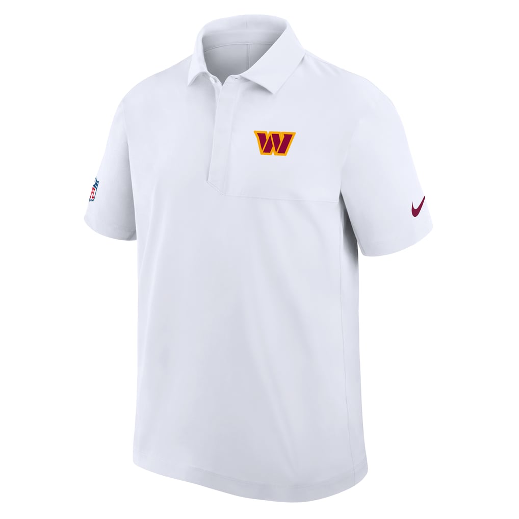 Washington Commanders Nike Sideline Woven Dri-FIT Polo - White