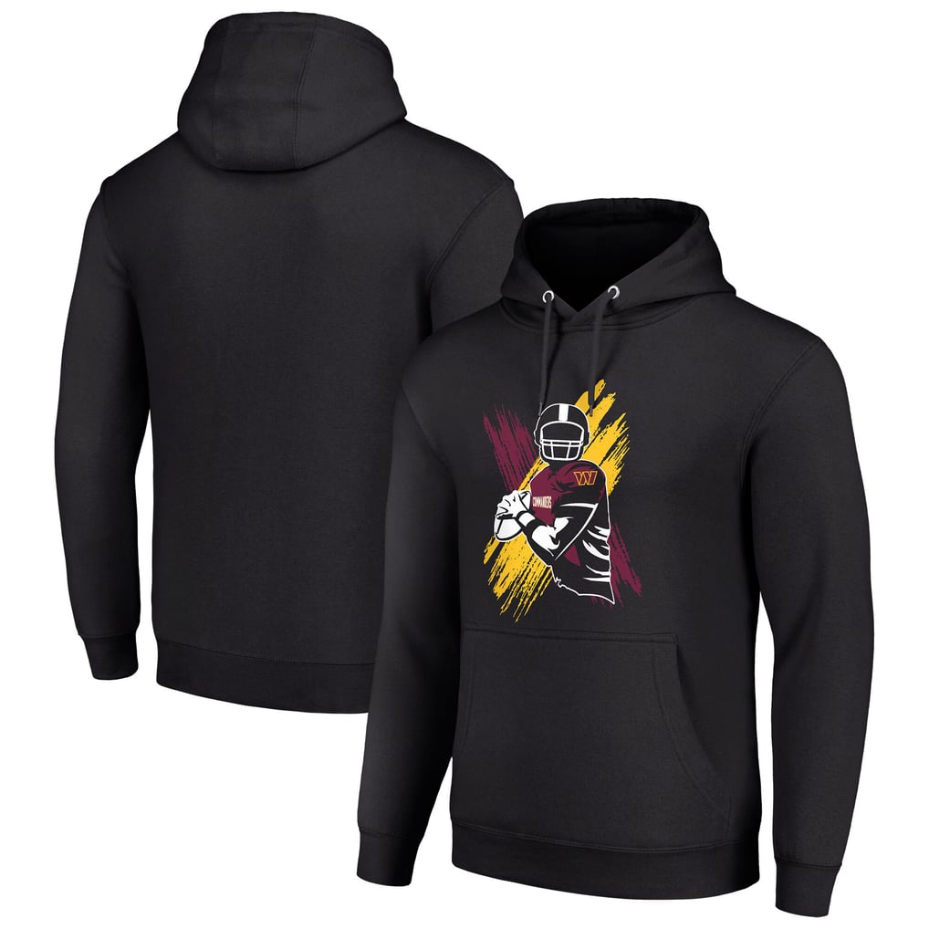 Washington Commanders Starter Player X Fleece Pullover Hoodie - Black