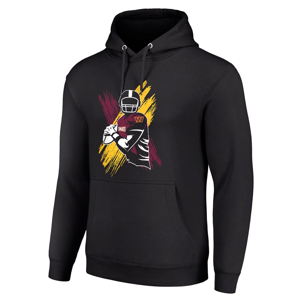 Washington Commanders Starter Player X Fleece Pullover Hoodie - Black