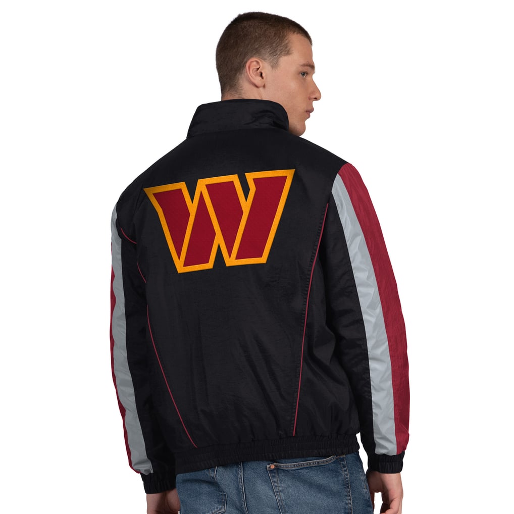  Washington Commanders Starter Thursday Night Gridiron Half-Zip Jacket - Black