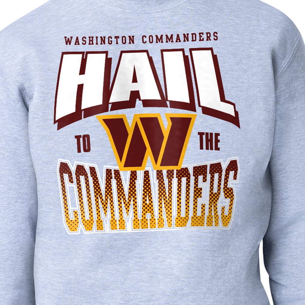  Washington Commanders Starter Comic Style Sweatshirt - Gray