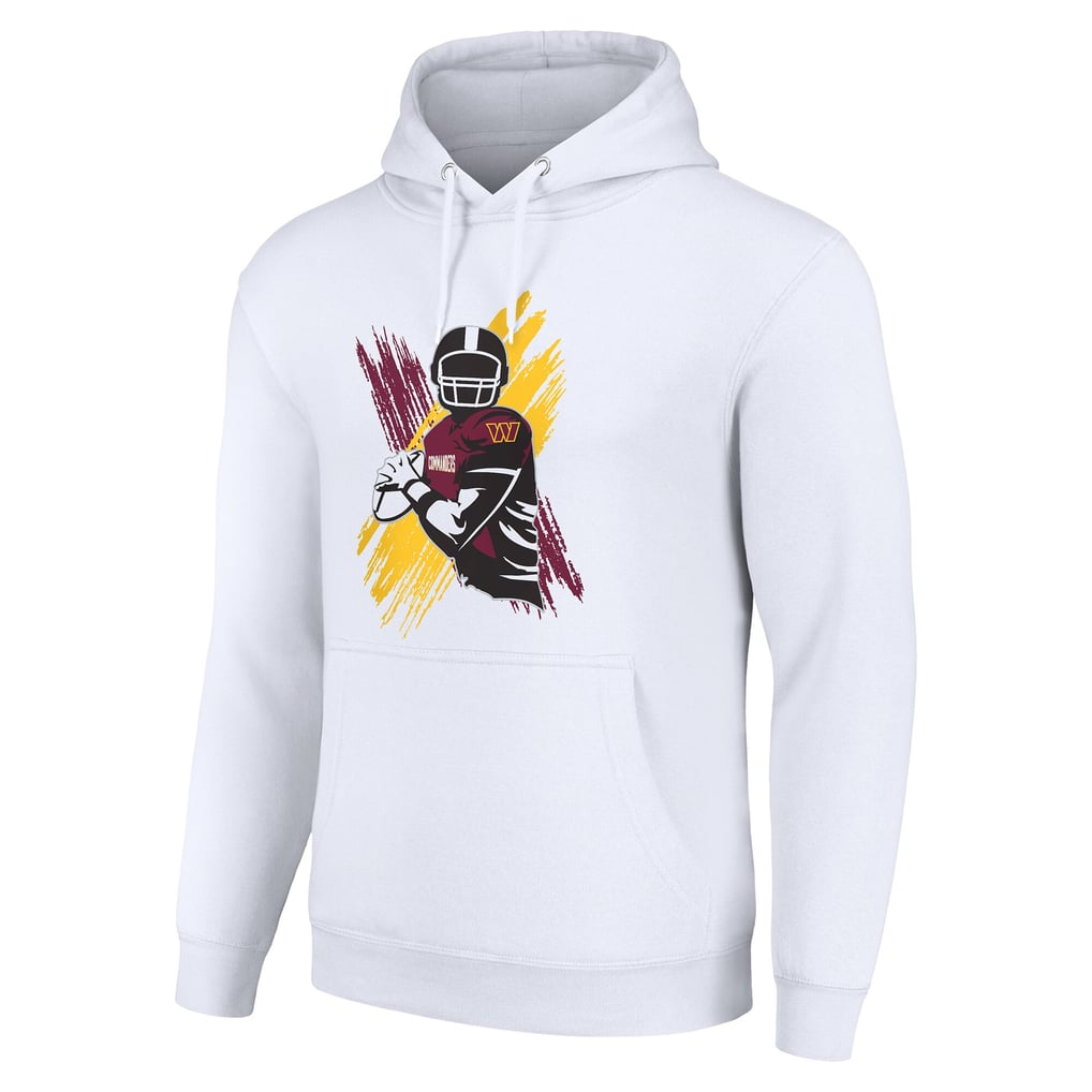 Washington Commanders Starter Player X Fleece Pullover Hoodie - White