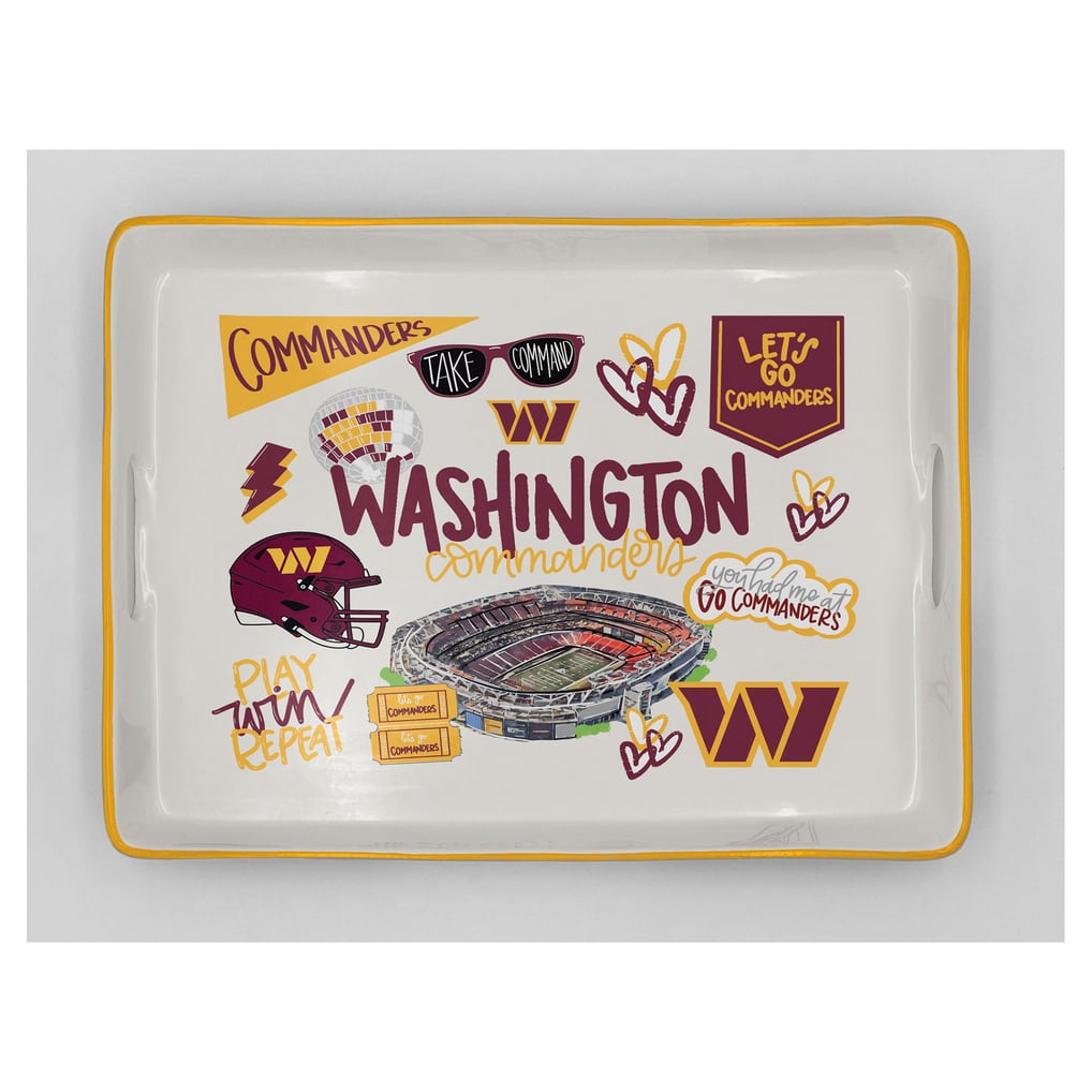 Washington Commanders Pegasus 11" x 17" Large Loco Fan Serving Tray with Handles