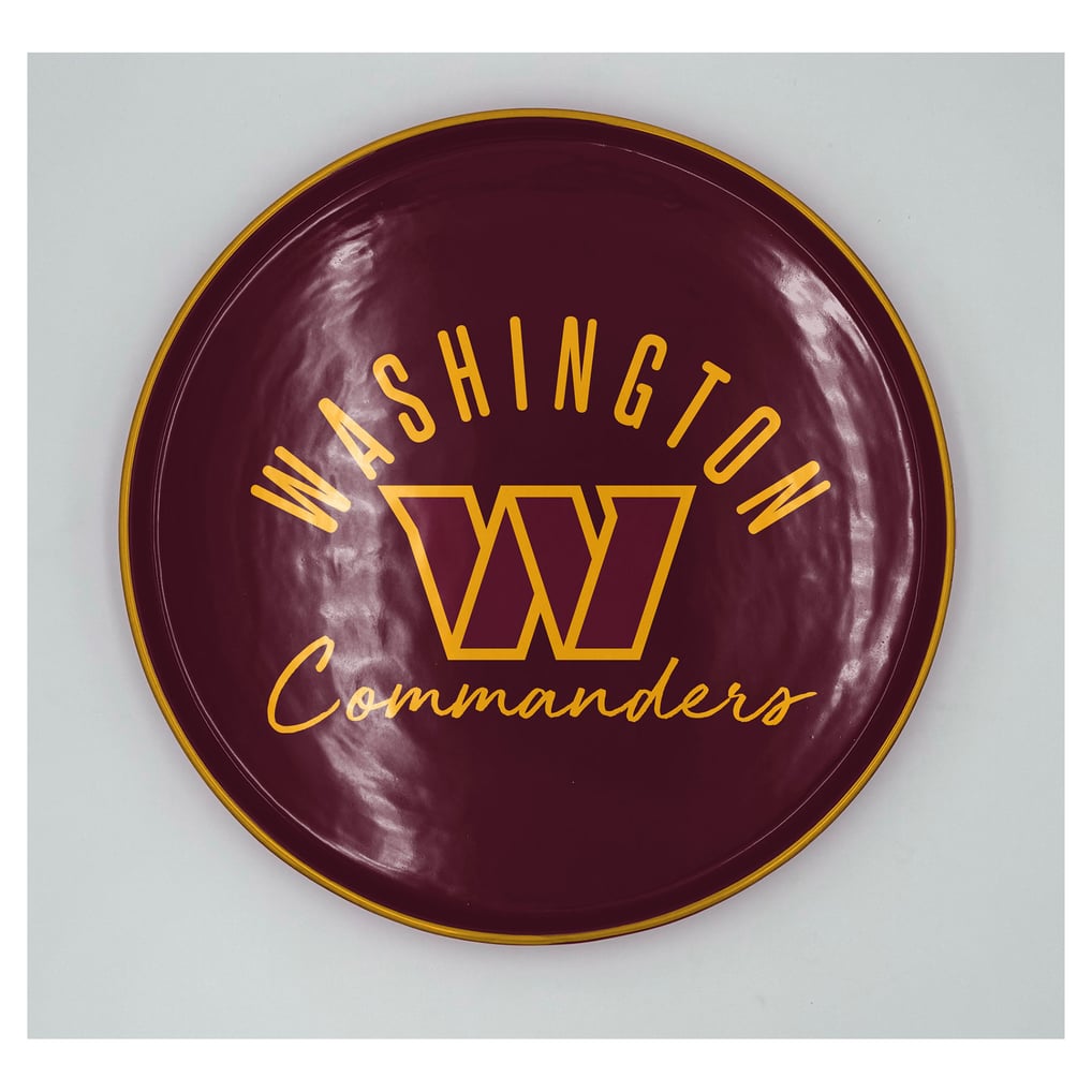 Washington Commanders Pegasus 14" Script Logo Round Serving Tray