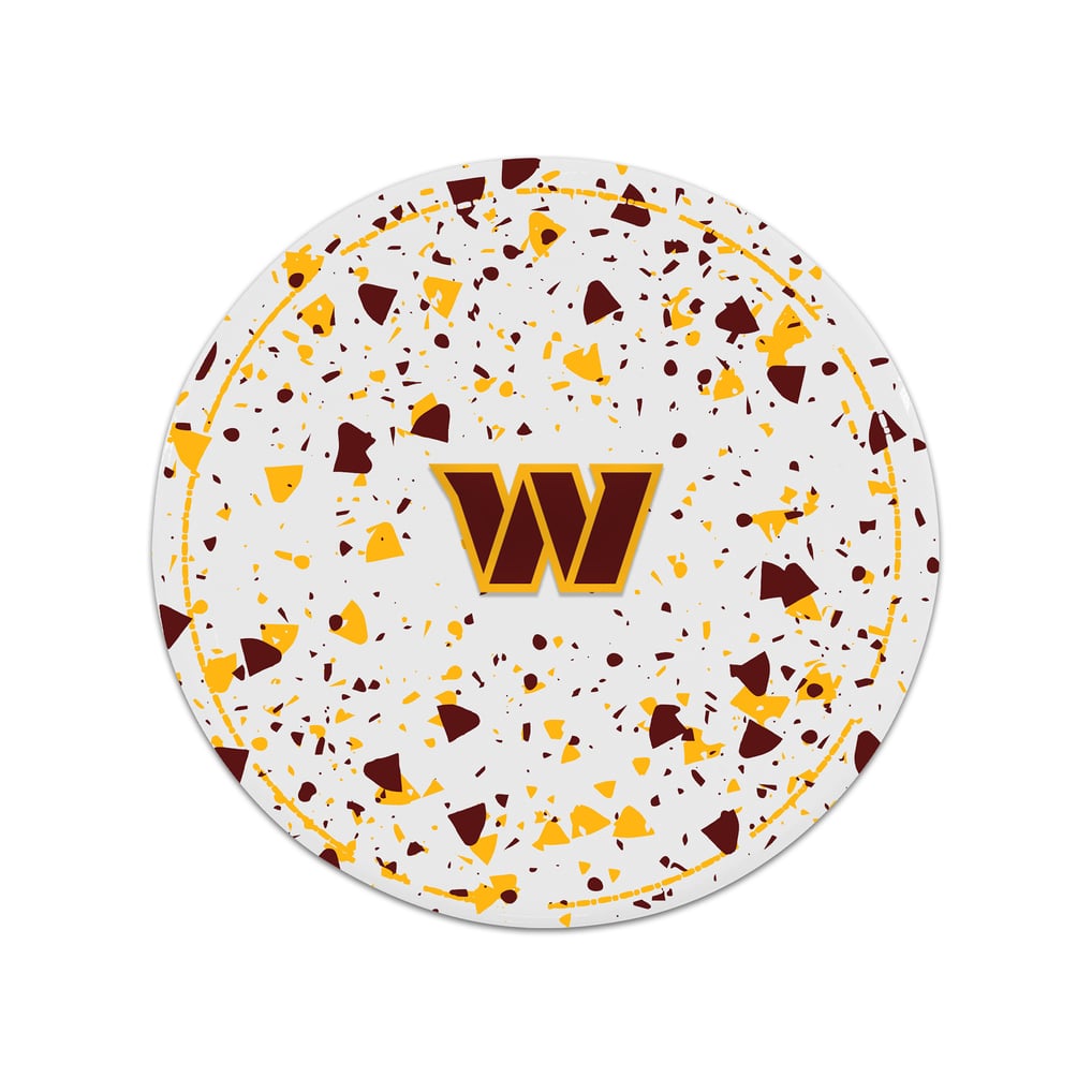 Washington Commanders The Memory Company Circle Ceramic Coaster Set