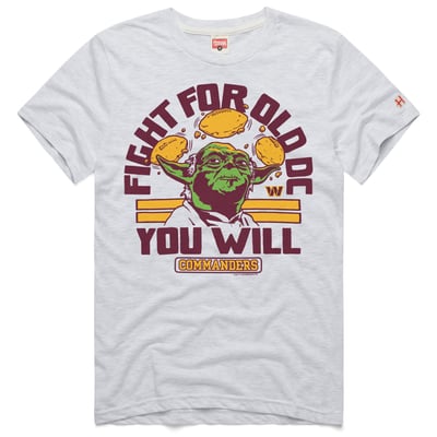  Washington Commanders Homage Unisex Star Wars x NFL Tri-Blend T-Shirt - Ash