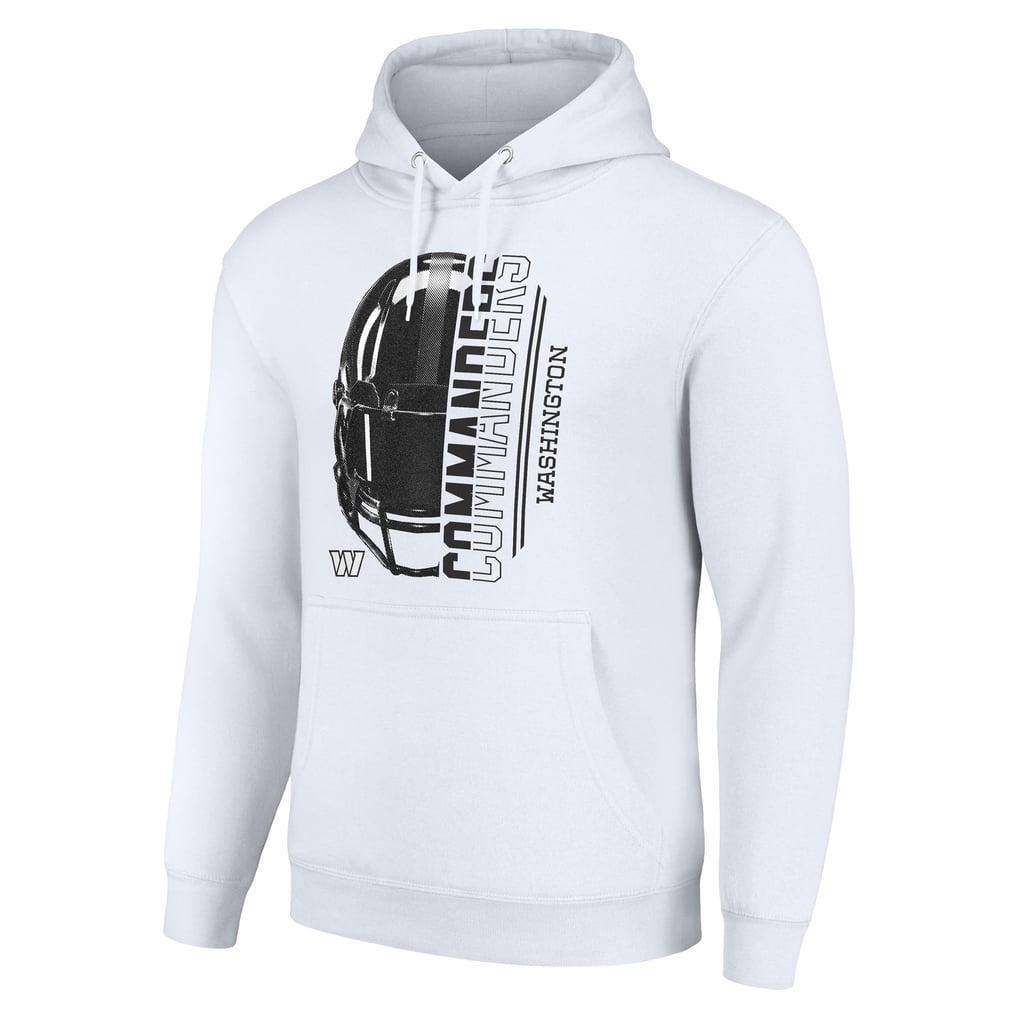 Washington Commanders Starter Unisex Half Helmet Logo Pullover Hoodie - White