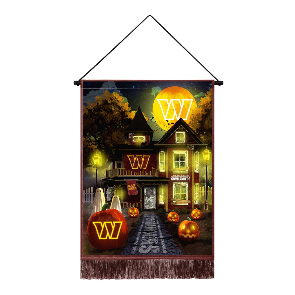 Washington Commanders 18" x 24" LED Halloween Tapestry