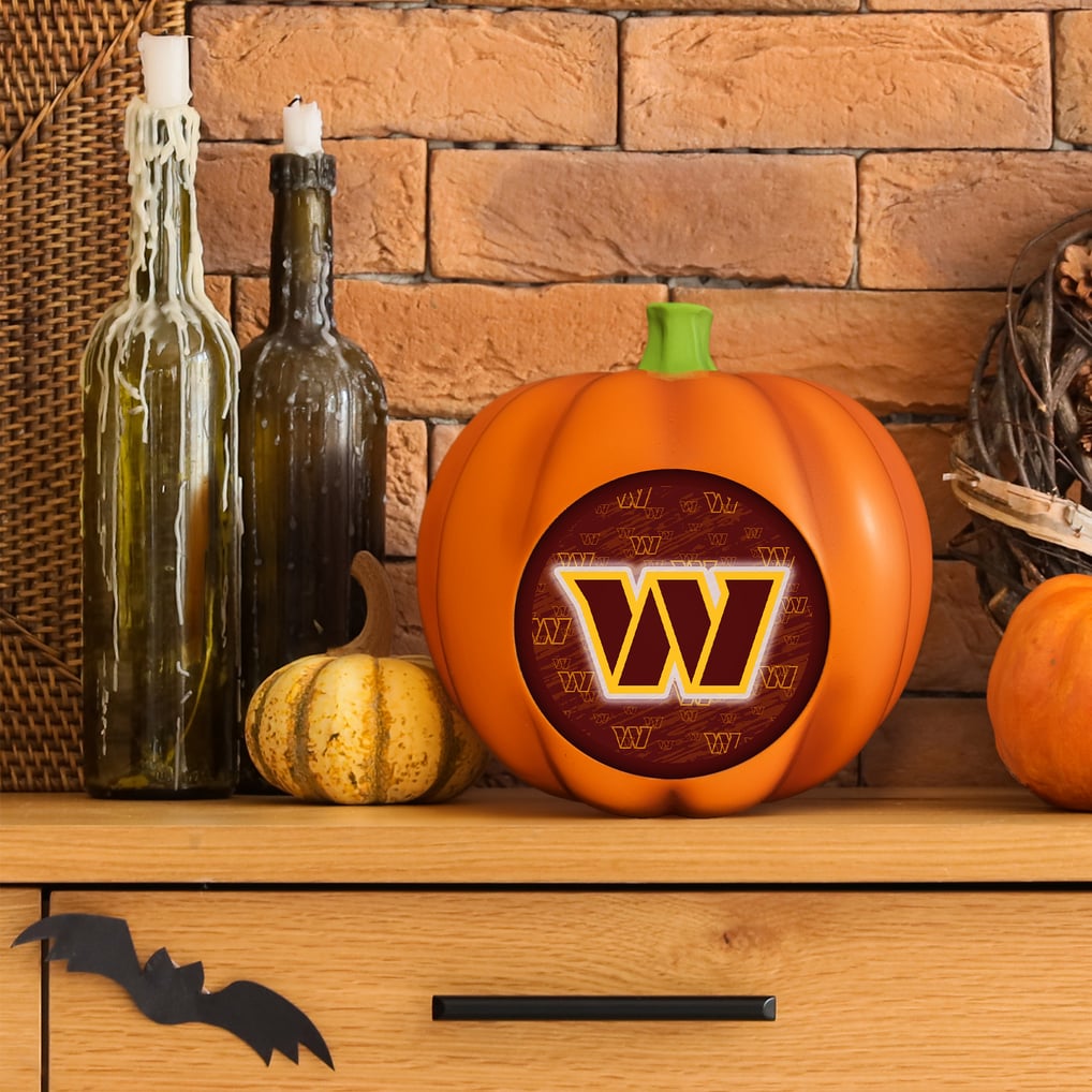 Washington Commanders 3D Resin Pumpkin