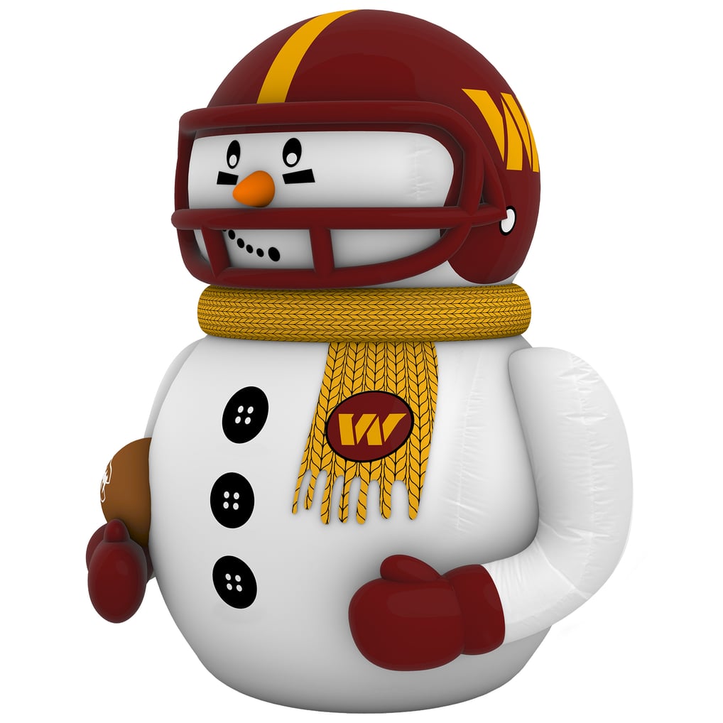 Washington Commanders Inflatable Snowman Player