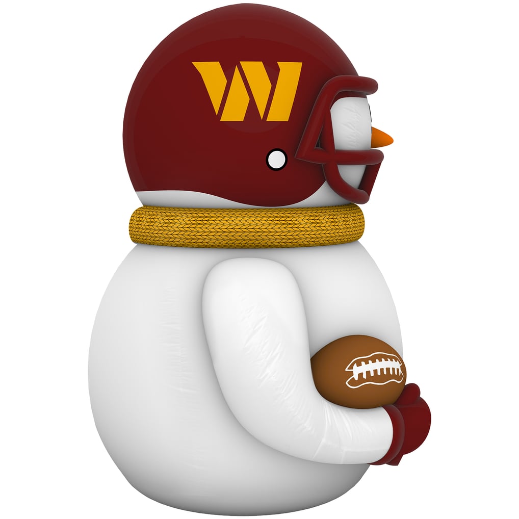 Washington Commanders Inflatable Snowman Player