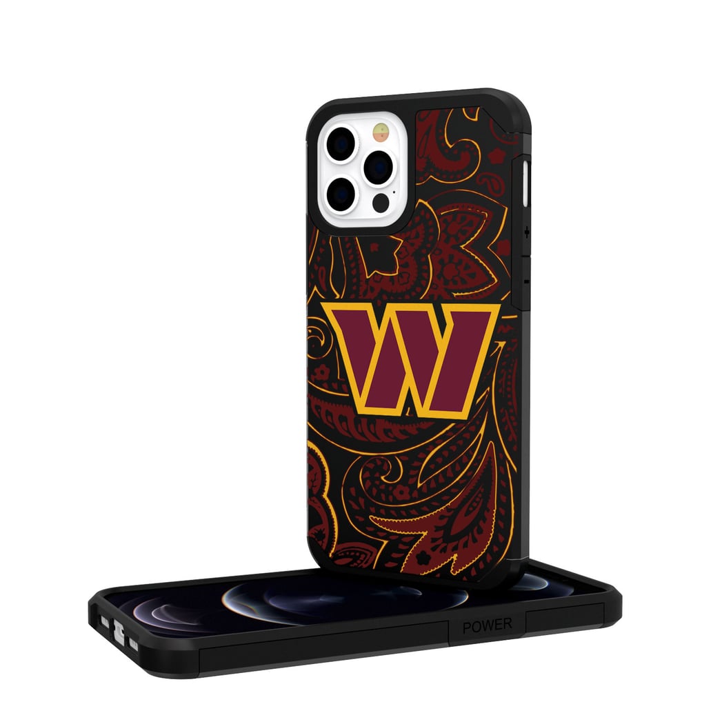 Washington Commanders iPhone Rugged Paisley Design Case