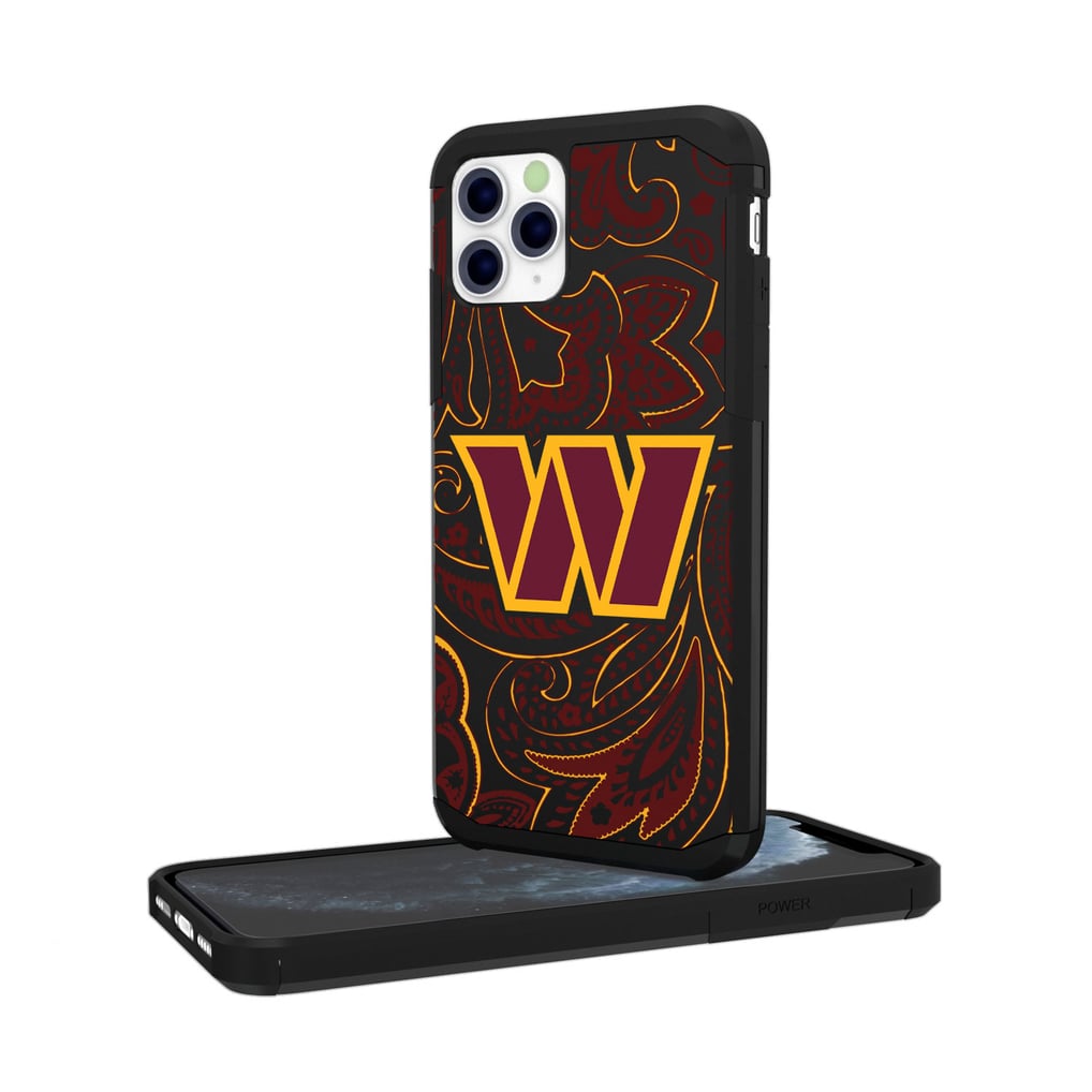 Washington Commanders iPhone Rugged Paisley Design Case