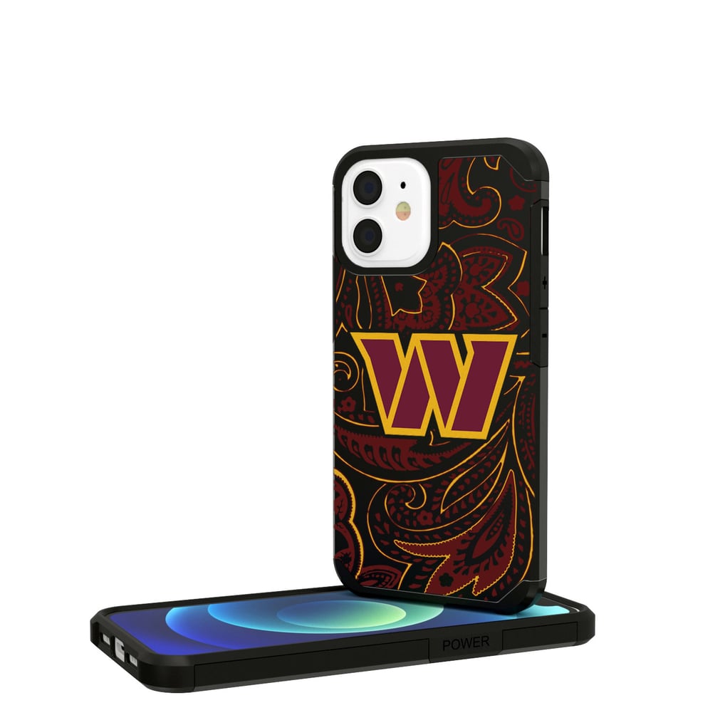 Washington Commanders iPhone Rugged Paisley Design Case