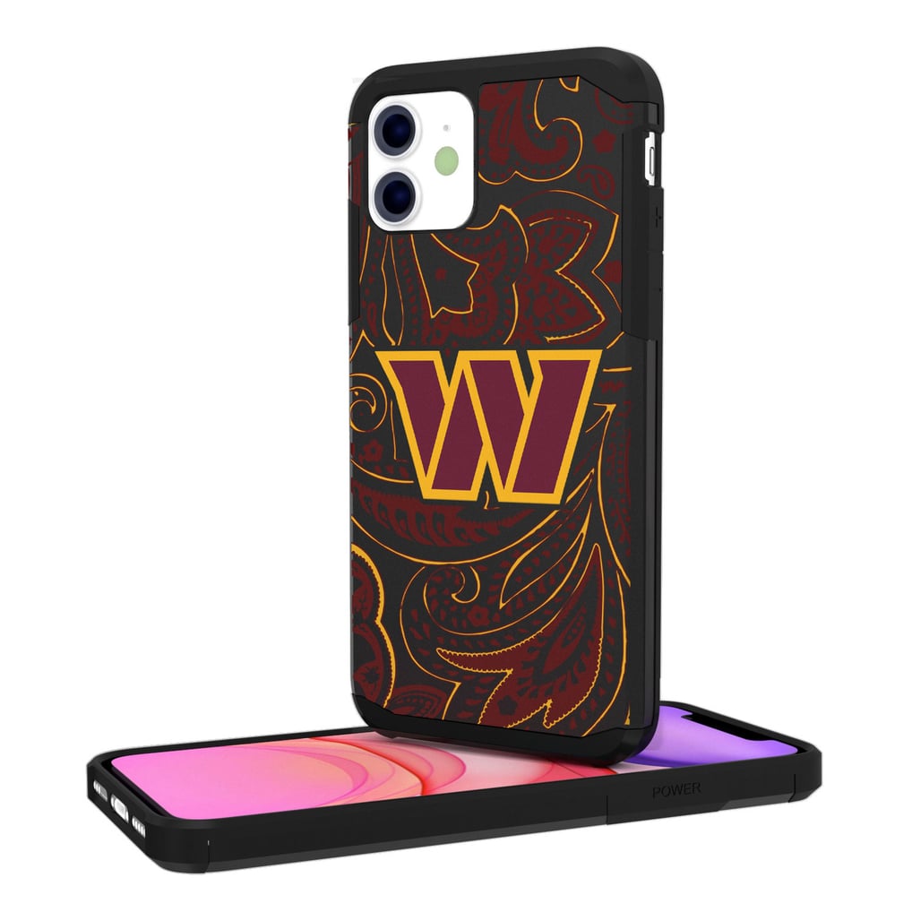 Washington Commanders iPhone Rugged Paisley Design Case