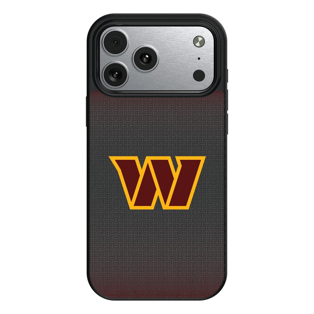 Washington Commanders Linen Logo iPhone Magnetic Bump Case