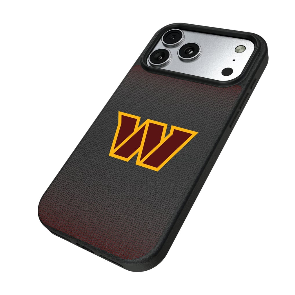 Washington Commanders Linen Logo iPhone Magnetic Bump Case