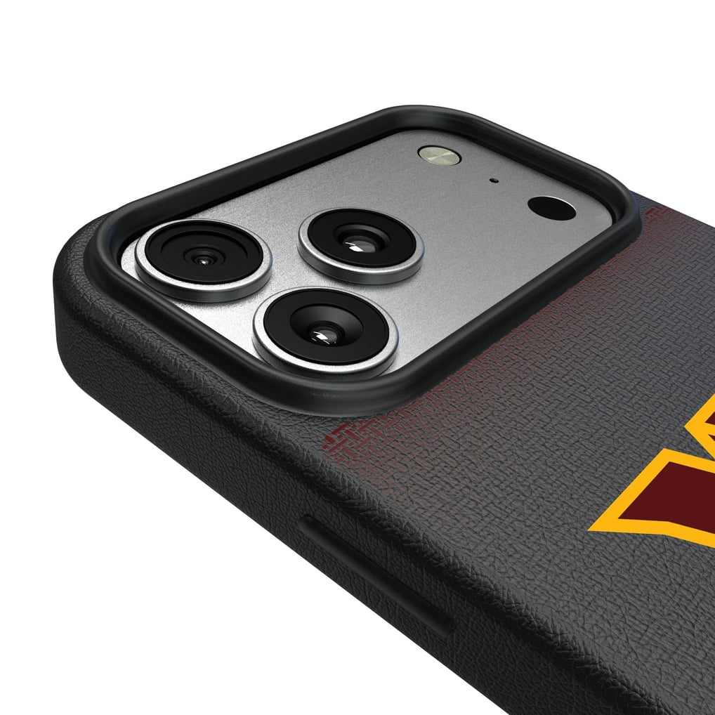 Washington Commanders Linen Logo iPhone Magnetic Bump Case
