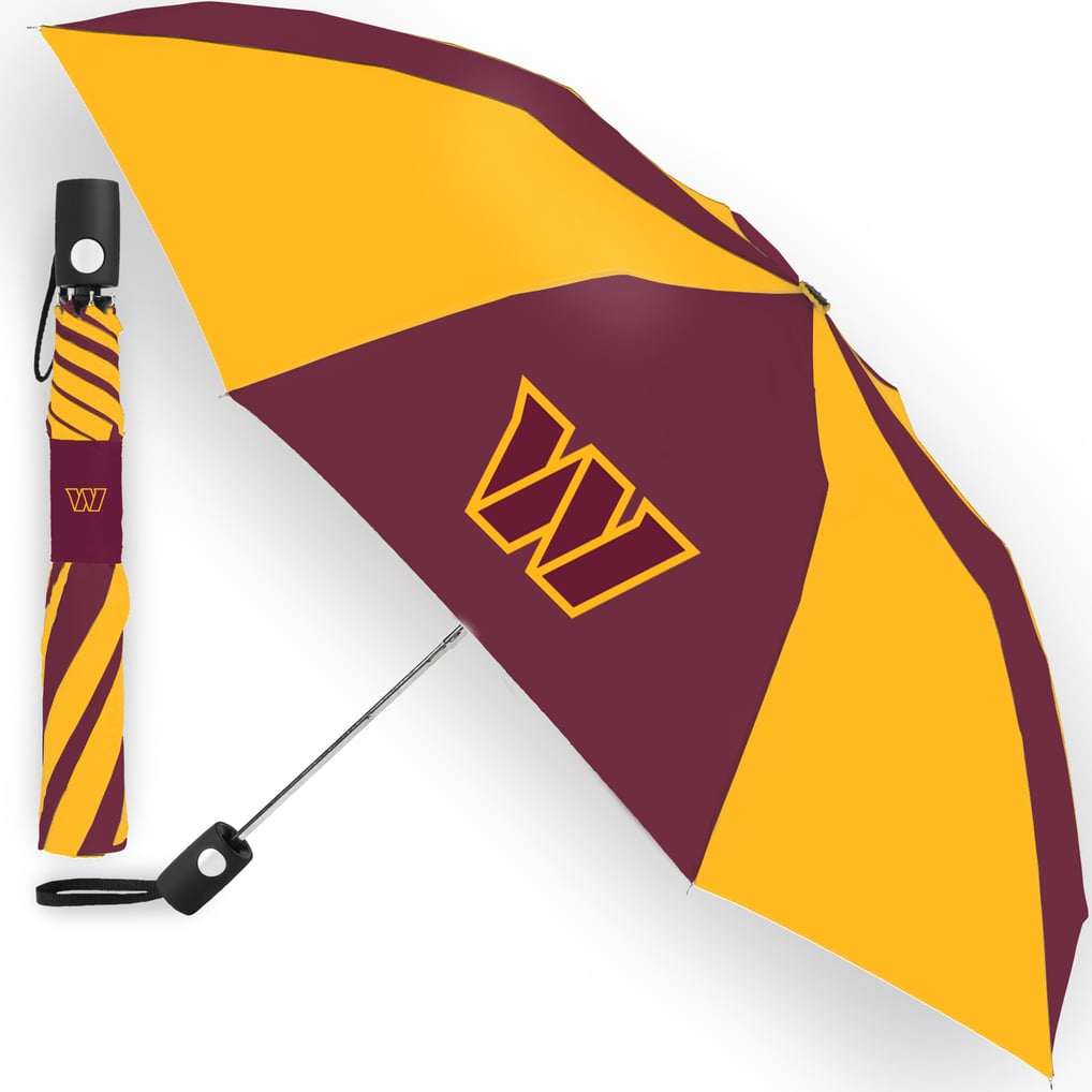 Washington Commanders WinCraft Automatic Folding Umbrella