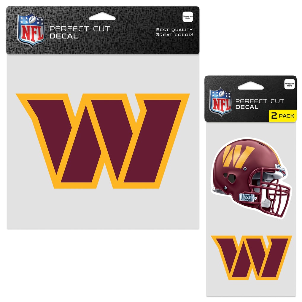 Washington Commanders WinCraft Three-Pack Perfect Cut Decals