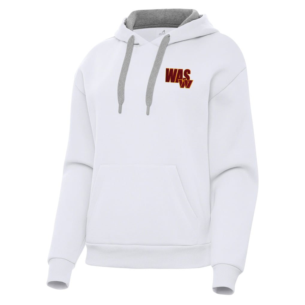  Washington Commanders Antigua Women's Victory Pullover Hoodie - White
