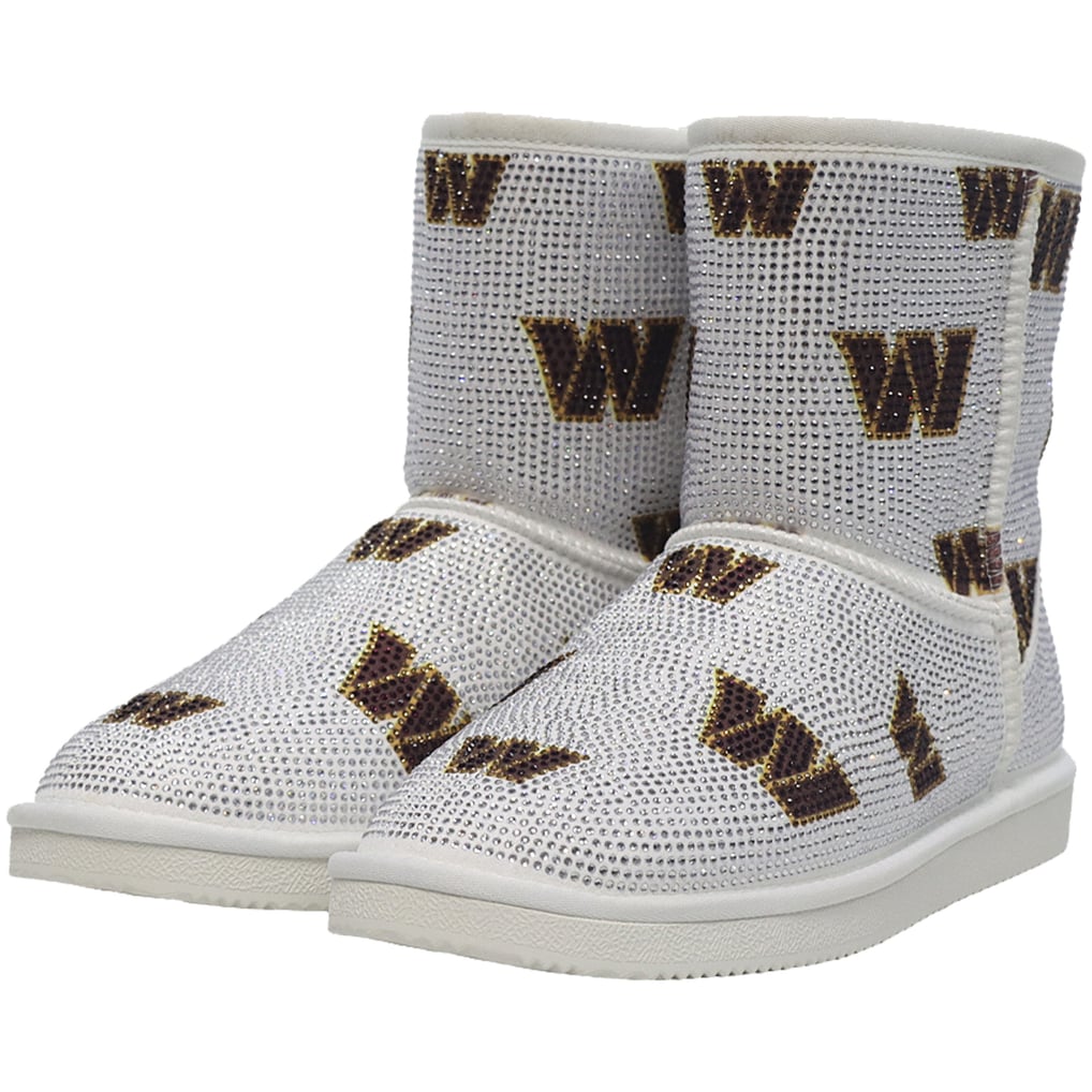  Washington Commanders Cuce Women's Logo Pull on Ankle Boots