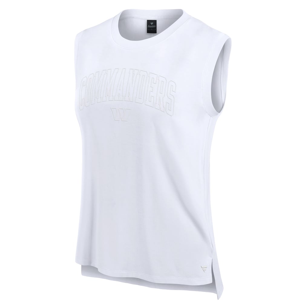 Washington Commanders Fanatics Women's Studio Gym Tank Top - White