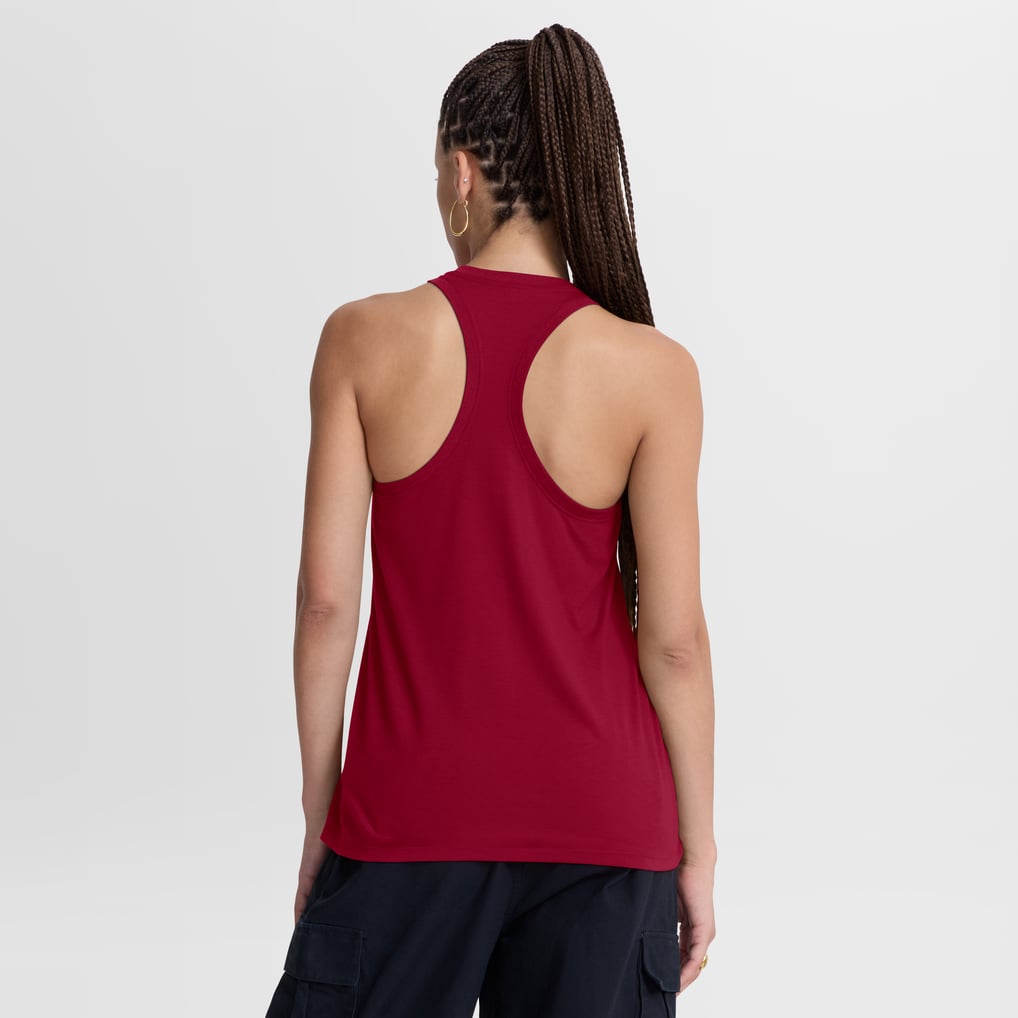 Washington Commanders Nike Women's Primetime Tri-Blend Dri-FIT Tank Top - Burgundy