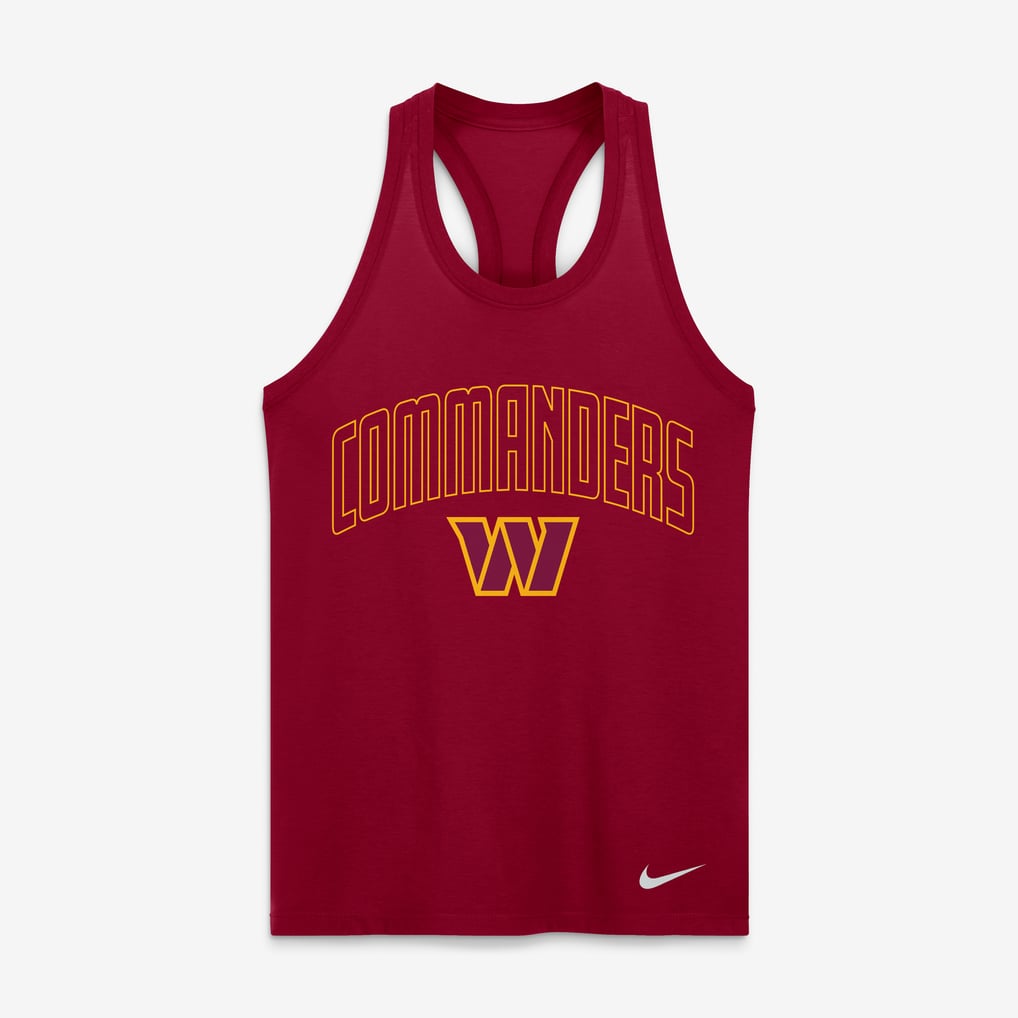 Washington Commanders Nike Women's Primetime Tri-Blend Dri-FIT Tank Top - Burgundy