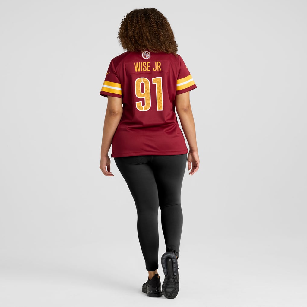 Deatrich Wise Jr. Washington Commanders Nike Women's Team Game Jersey -  Burgundy