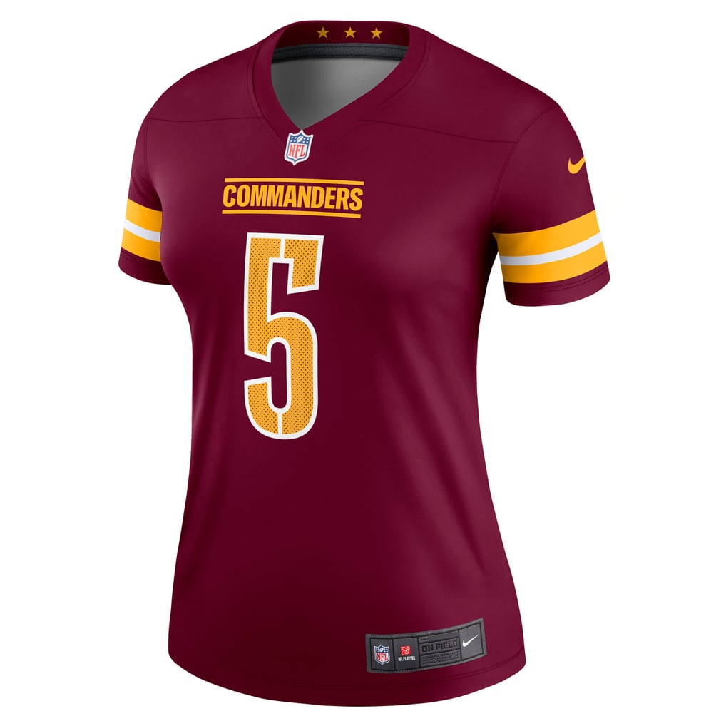 Jayden Daniels Washington Commanders Nike Women's Legend Player Performance Top -  Burgundy