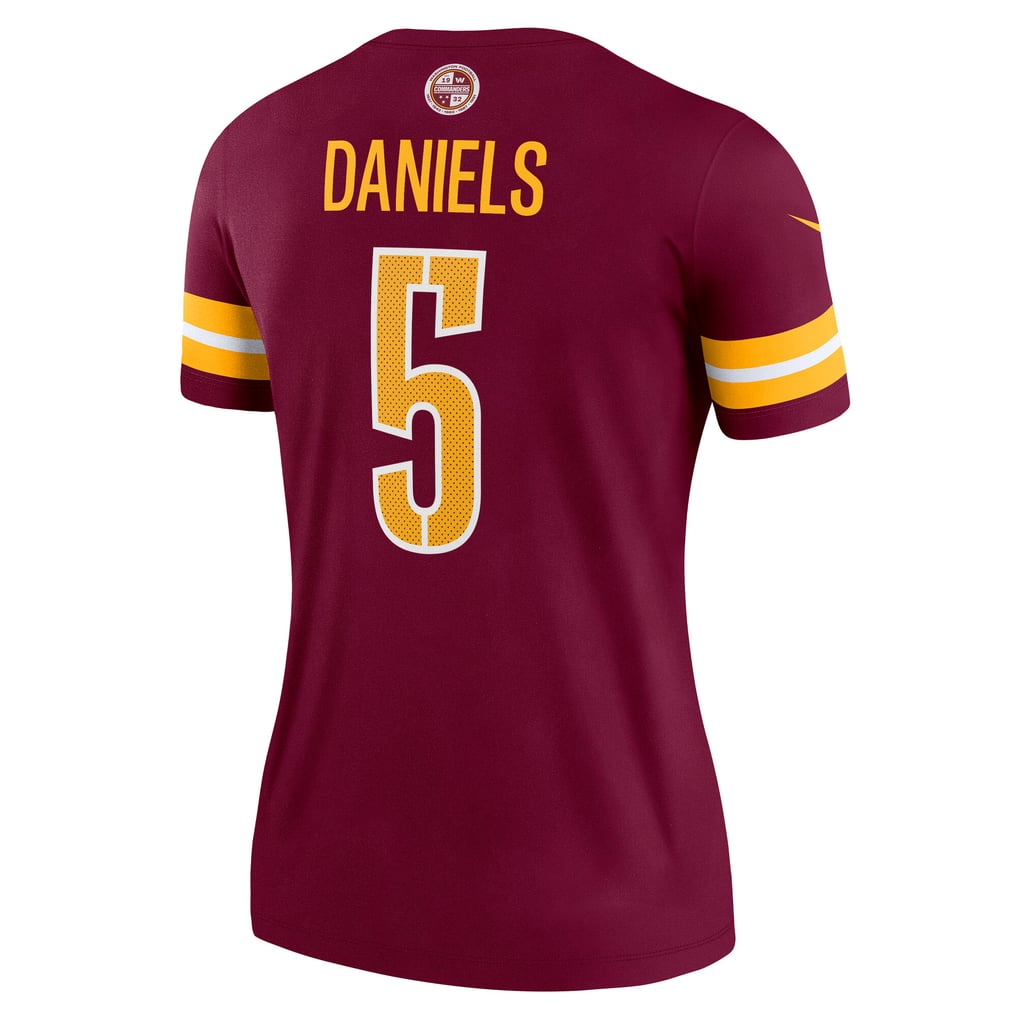 Jayden Daniels Washington Commanders Nike Women's Legend Player Performance Top -  Burgundy