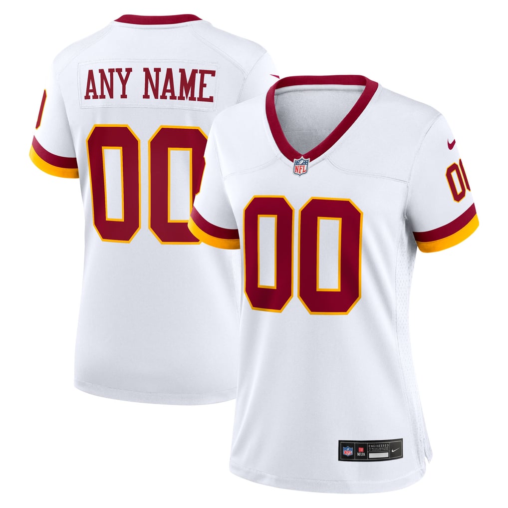 Washington Commanders Nike Women's  Super Bowl Era Custom Game Jersey - White