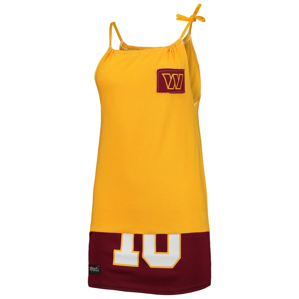 Washington Commanders Refried Apparel Women's Sleeveless Tank Dress - Gold