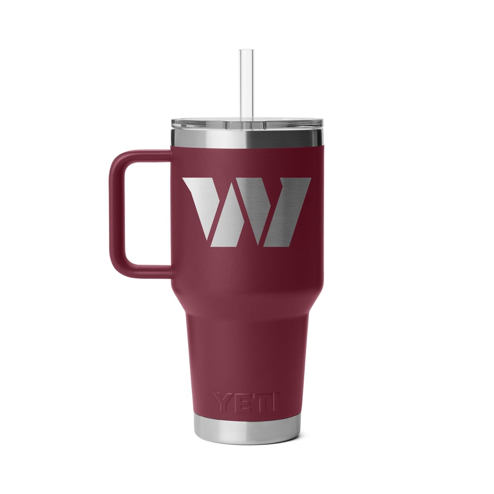 Washington Commanders YETI 35oz. Rambler 2.0 Straw Mug